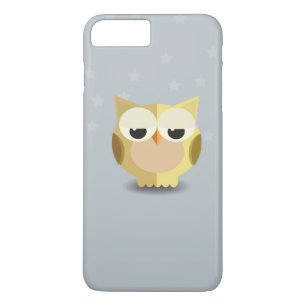 Coques Pour iPhone Hibou sur une illustration stary d'arrière - plan