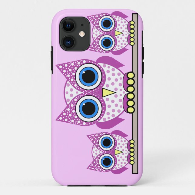 Coques Case-Mate iPhone hiboux mignons (Dos)