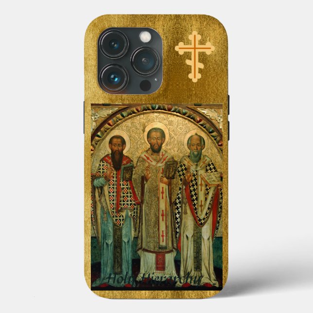 Coques Case-Mate iPhone Hiérarchie sainte Croix orthodoxe l Icône chrétien (Verso)
