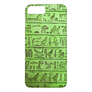 Coques Pour iPhone Hiéroglyphes égyptiens anciens iPhone vert 7 Plus