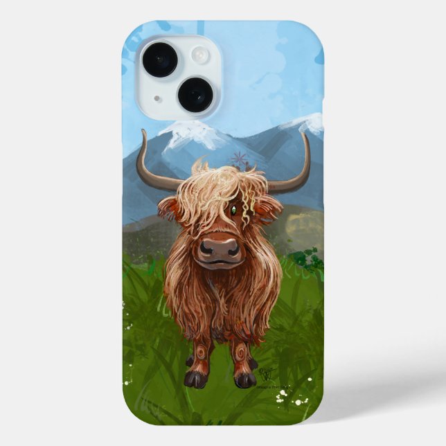 Coques Case-Mate iPhone Highland Cow Electronics (Verso)