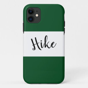 Case-Mate iPhone Case HIKE Texte Gras Large Camp Vert Blancs