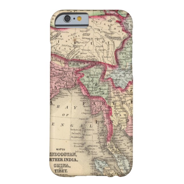 Coques Case-Mate iPhone Hindoostan, Inde plus lointaine, Chine, Thibet (Dos)