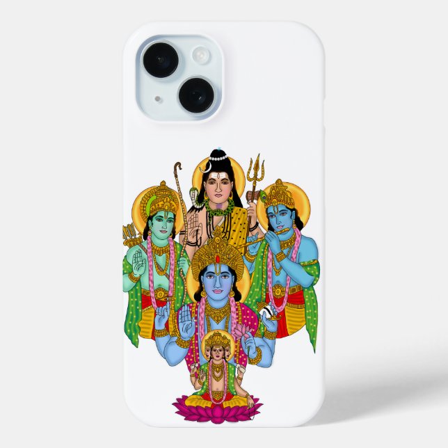 Coques Case-Mate iPhone Hindu Gods Phone Cover (Verso)