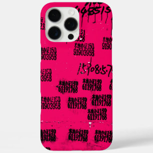 iPhone 16 Pro Max Case Hip exotique rose chaud One-of-a-kind