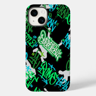 Coque Pour iPhone 14 Hip hop Street Arts Motif Black BG