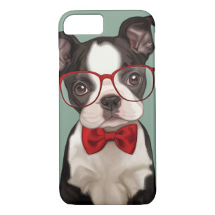 Coque iPhone 7 Hippie Boston Terrier