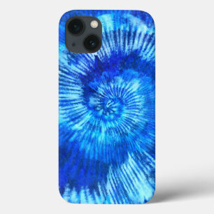 Case-Mate iPhone Case Hippie Tie Dye Motif Aquarelle bleu moderne