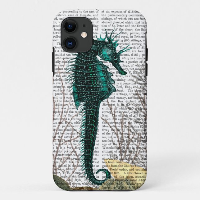 Coques Case-Mate iPhone Hippocampe et oursins 2 (Dos)