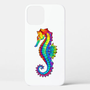 Case-Mate iPhone Case Hippocampe polygonal arc-en-ciel