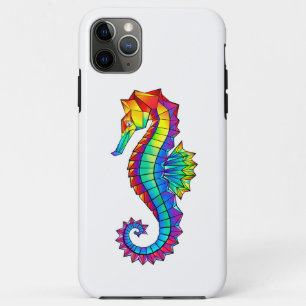Case-Mate iPhone Case Hippocampe polygonal arc-en-ciel