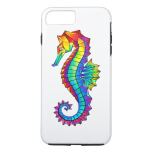 Case-Mate iPhone Case Hippocampe polygonal arc-en-ciel