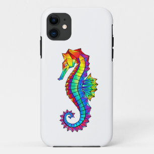 Case-Mate iPhone Case Hippocampe polygonal arc-en-ciel