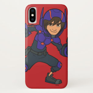 Coque iPhone X Hiro Hamada violet