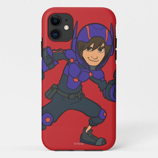 Coques Case-Mate iPhone Hiro Hamada violet (Dos)