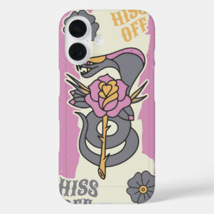 Coque Pour iPhone 16 Hiss Off - Tattoo Snake