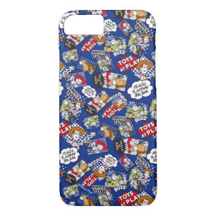 Coque iPhone 7 Histoire du jouet   Jouets en jeu Motif de bande d