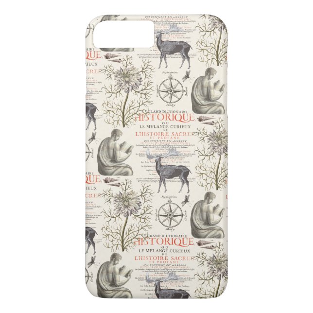 Coques Case-Mate iPhone Histoire - recherche pour la connaissance (Dos)