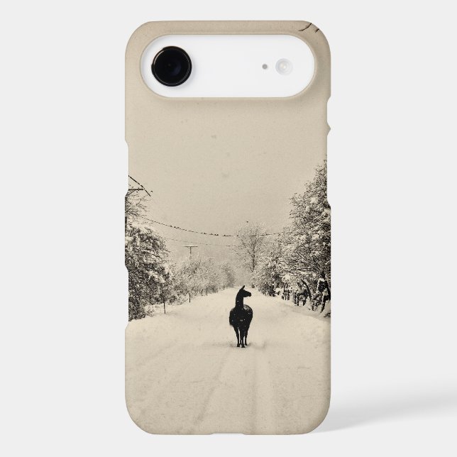Coques Case-Mate iPhone hiver de lama (Verso)