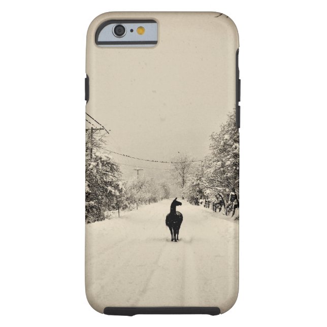 Coques Case-Mate iPhone hiver de lama (Dos)