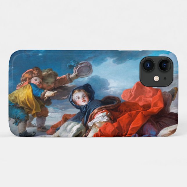Coques Case-Mate iPhone Hiver, Fragonard (Dos (Horizontal))