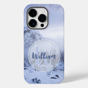Coque Pour iPhone 14 Pro Hiver merveilleux brouillard épinette forêt neige 