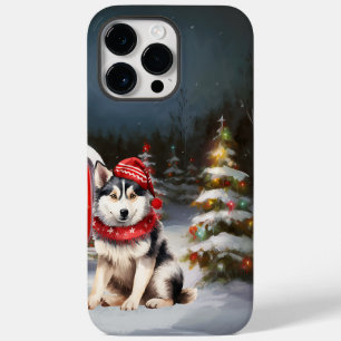 Coque Pour Pour iPhone 14 Pro Max Hiver Sibérie Husky Caravan Christmas Adventure