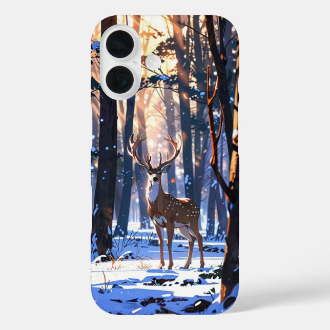 Coques Case-Mate iPhone Hivernal Cerf Spirit (Verso)