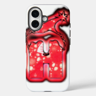 Coques iPhone 16 Ho Ho Ho ! Père Noël Casquette Joyeux Noël étoile.