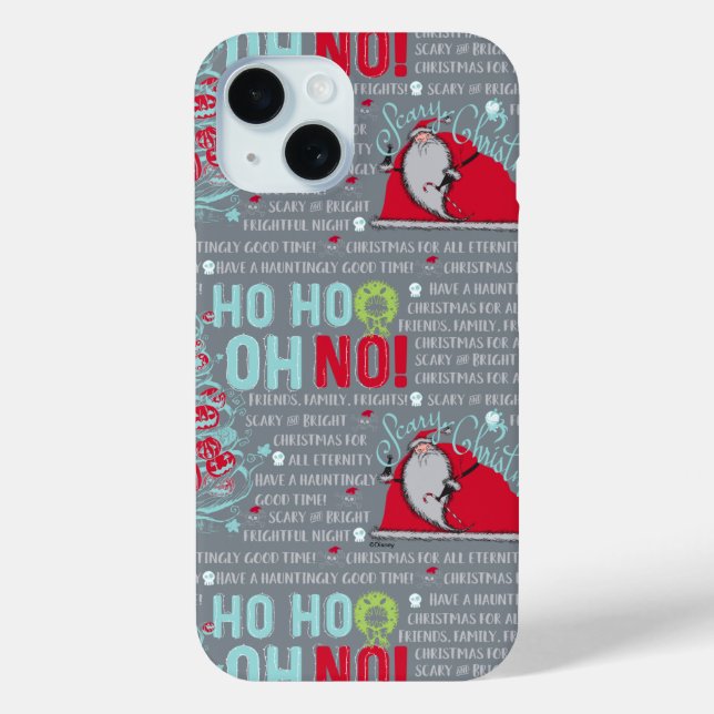 Coques Case-Mate iPhone Ho Ho Oh Non | Père Noël (Verso)
