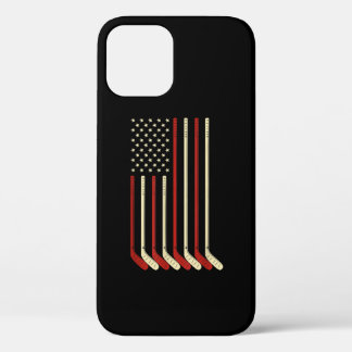 Case-Mate iPhone Case Hockey Goalie USA Drapeau Hockey Stick Ice Hockey