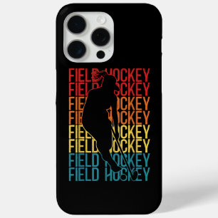 Coque iPhone 15 Pro Max Hockey sur gazon Vintage rétrograde Hockey sur gaz