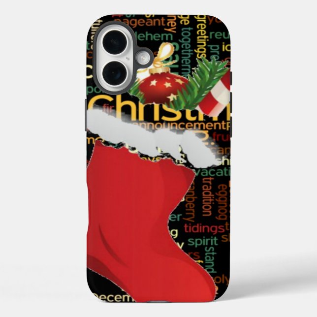 Coques Case-Mate iPhone HoHo ! Merry Christmas TOXITS et Happy New Year (Verso)