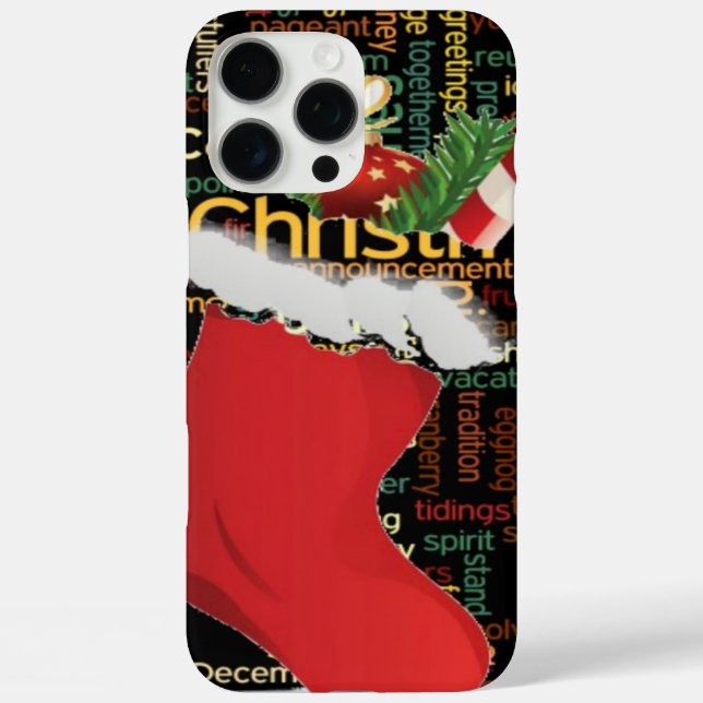 Coques Case-Mate iPhone HoHo ! Merry Christmas TOXITS et Happy New Year (Verso)