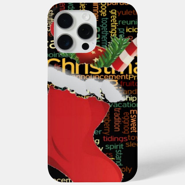 Coques Case-Mate iPhone HoHo ! Merry Christmas TOXITS et Happy New Year (Verso)