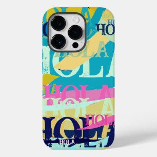Coque Pour iPhone 14 Pro Hola colorée Abstraite
