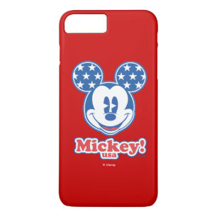 Coques Pour iPhone Holiday Mickey   Étoiles patriotiques