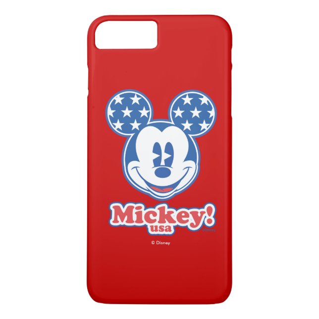 Coques Case-Mate iPhone Holiday Mickey | Étoiles patriotiques (Dos)