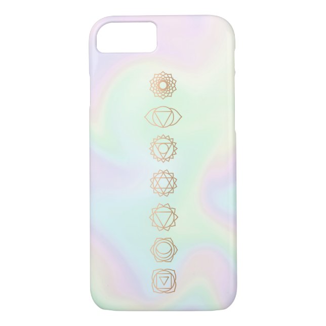 Coques Case-Mate iPhone Holographie de l'or spirituel Chakra (Dos)