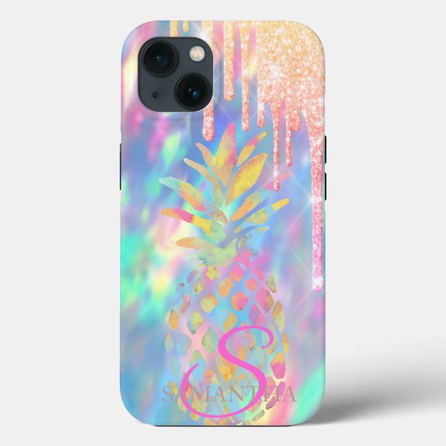 Coques Case-Mate iPhone Holographie Holographique Chic Parties scintillant (Verso)