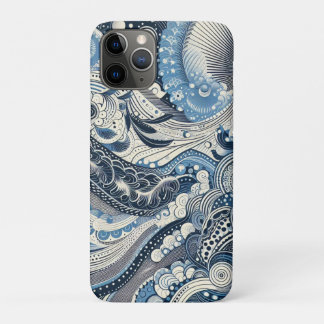 Case-Mate iPhone Case Home Studio Indigo Bloom