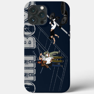 Case-Mate iPhone Case Homme bleu sur le vélo frappe le trou d'homme OHH 