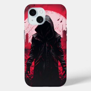 Coque Pour iPhone 15 Homme dans le monde postapocalyptique