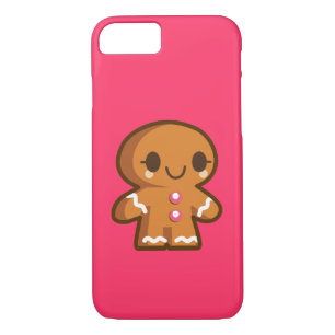 Coque iPhone 8/7 Homme de pain d'épices mignon