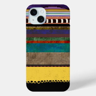 Coque iPhone 15 Mini Hommes collection grungy RUPYDETEQUILA couleurs bl