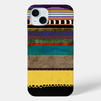 Coque iPhone 15 Mini Hommes collection grungy RUPYDETEQUILA couleurs bl