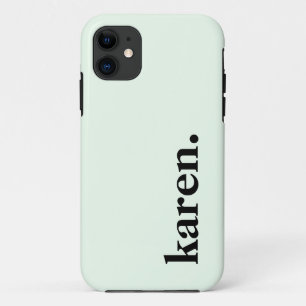 Case-Mate iPhone Case Honeydew Jaune Couleur Solide Nom élégant