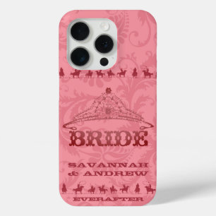 Coque iPhone 15 Pro Honeysuckle Western Vintage Mariages