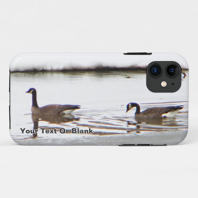 Coques Case-Mate iPhone Honkers - Oies du Canada (Dos (Horizontal))