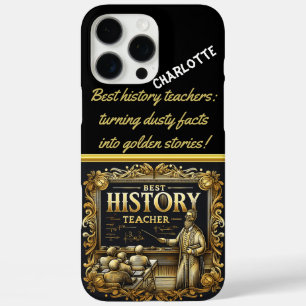 Coques iPhone 16 Pro Max Honorer un enseignant d'histoire passionnée